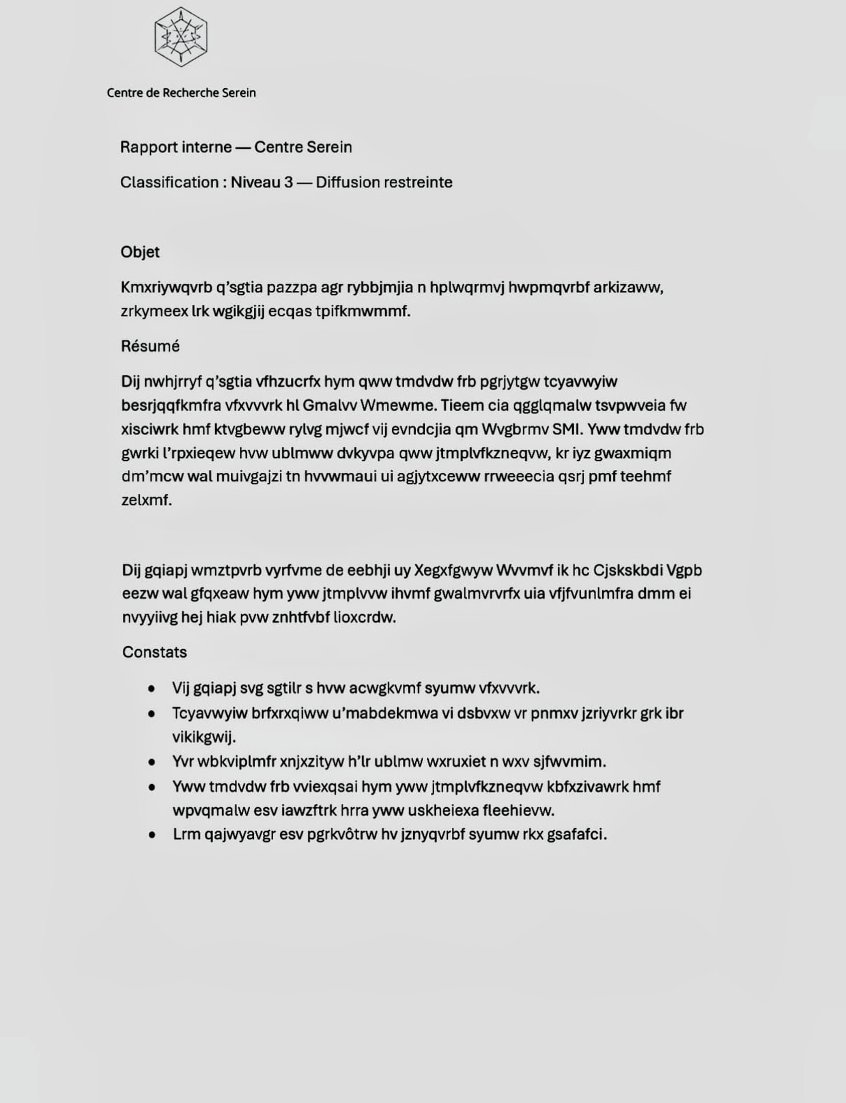 Rapport interne B14 page 1